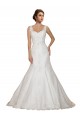Best Sweethart V-Neckline Lace Wedding Dress with Shoulder Straps UK