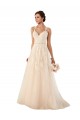 Best Sweetheart A-Line Tulle Wedding Dress with Lace Illusion Back UK