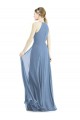 Best Keyhole Halter Chiffon Maxi Bridesmaid Dress UK