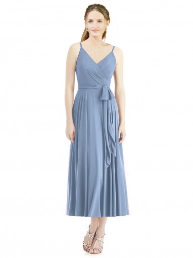 Best Short Tea Length Chiffon Bridesmaid Dress UK