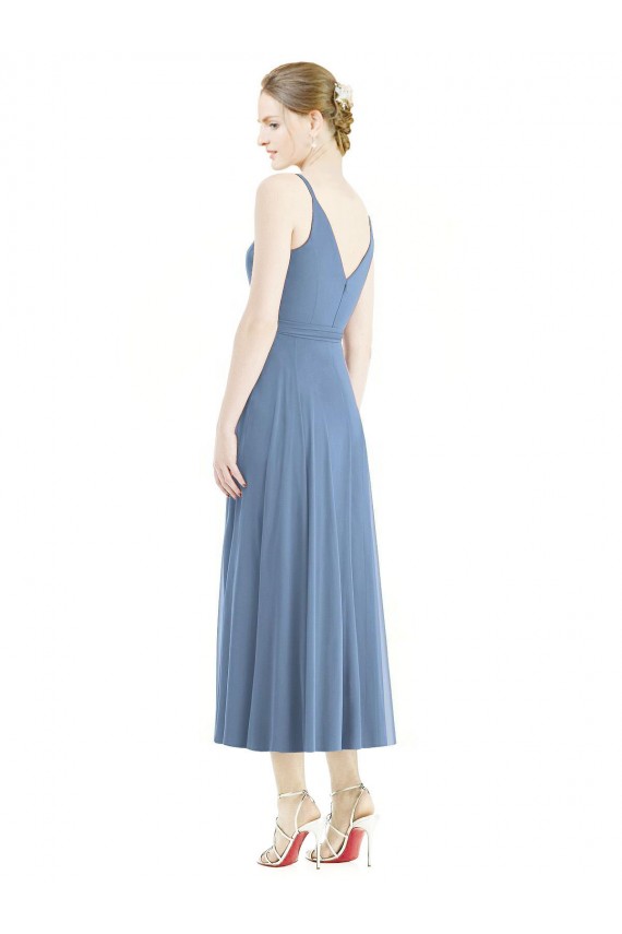Best Short Tea Length Chiffon Bridesmaid Dress UK