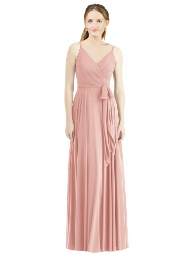Best Romantic Full length Long Chiffon Bridesmaid Dress UK
