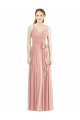 Best Romantic Full length Long Chiffon Bridesmaid Dress UK