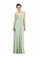 Best Full Length Strapless Chiffon Bridesmaid Dress with Sweetheart Neckline UK