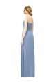 Best Strapless Long Chiffon Bridesmaid Dress with Sweetheart Neckline UK