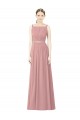 Best High Neck Chiffon Bridesmaid Dress with Low Back UK