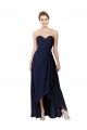 Best Sweetheart Neckline Beaded Lace and Chiffon Bridesmaid Dress UK