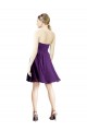 Best Draped Chiffon Long Sweetheart Cocktail Bridesmaid Dress UK