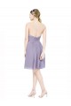 Best Short Sweetheart Knee Length Chiffon Cocktail Bridesmaid Dress with Open Back UK