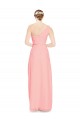 Best One Shoulder Sweetheart Neckline Long Chiffon Bridesmaid Dress UK