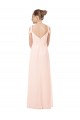 Best Chiffon Sweetheart Bridesmaid Dress with An Illusion Overlay UK