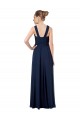 Best Long Chiffon Bridesmaid Dress V-Neck Top UK