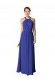 Best Long Full Length Chiffon Halter Bridesmaid Dress UK