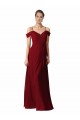 Best Chiffon with Beaded Embroidery Bridesmaid Dress UK