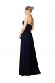 Best Long Chiffon Sweetheart Neckline Bridesmaid Dress with Beading UK