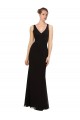 Best Open V-Back Chiffon Bridesmaids Dress with V-Neckine UK