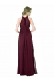 Best Full Length Chiffon Sweetheart Bridesmaid Dress with An Illlusion Overlay UK
