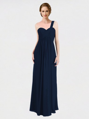 Best Full Length Long Chiffon Bridesmaid Gown with Sweetheart Neckline UK