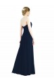 Best Sweetheart Neckline Draped Floor Length Chiffon Bridesmaid Dress UK
