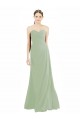 Best Sweetheart Neckline Draped Floor Length Chiffon Bridesmaid Dress UK