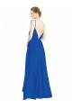 Best Sleeveless Surplice Chiffon Bridesmaid Dress with Spaghetti Straps UK