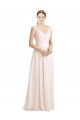 Best Sweetheart A-Line Chiffon Bridesmaid Dress with Ruched Lace Bodice UK