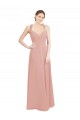 Best Ruched Sweetheart Halter Neckline Chiffon Bridesmaid Dress with Tie Open Back UK