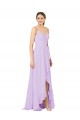 Best High-Low Chiffon Bridesmaid Dress with Ruffle Detail UK