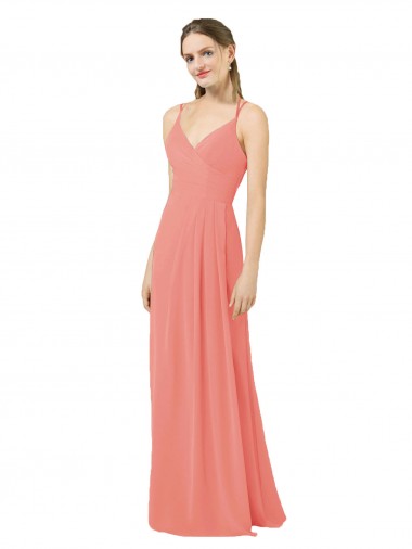 Best Flirty Chiffon Bridesmaid Dress with Modern Back Detail UK