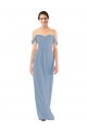 Best Sweetheart Neckline Chiffon Off-the-Shoulder Bridesmaid Dress UK