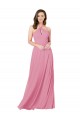 Best Chiffon Bridesmaid Dress / Prom Dress with Keyhole Front UK