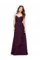 Best Wrapped Sweetheart Neckline Long Chiffon Bridesmaid Dress  UK