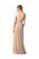 Best Luxe Chiffon Bridesmaid Dress with Sweetheart Neckline and Shirred Bodice UK