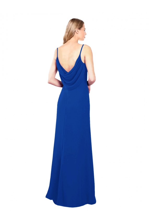 Best Softly Flared Chiffon Bridesmaid Dress with Sweetheart Neckline UK