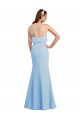 Best Fluted Long Chiffon Bridesmaid Dress with Cascading Ruffles UK