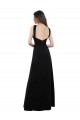 Best Chiffon A-Line Bridesmaid Dress with Criss Cross Halter Top UK