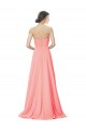 Best Strapless Chiffon Bridesmaid Dress with Ruched Sweetheart Neckline UK