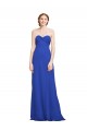 Best Sweetheart Neckline Chiffon Ruched Bodice Tie Back Bridesmaid Dress UK