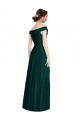 Best Full length Off the Shoulder Chiffon Bridesmaid Dress UK