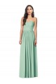 Best Draped Sweetheart Strapless Long Chiffon Bridesmaid Dress UK