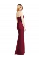 Best Sweetheart Neckline Lux Chiffon Bridesmaid Dress with Side Slit UK