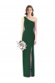 Best One Shoulder Chiffon Trumpet Bridesmaid Dress UK