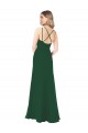 Best Criss Cross Strappy Chiffon Bridesmaid Dress UK