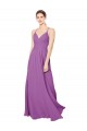 Best Braided Straps Cross Back Sweetheart Chiffon Bridesmaid Dress UK