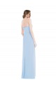 Best Strapless Sweetheart Maxi Bridesmaid Dress with Pleated Front Slit UK