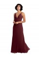 Best Notched Neckline Empire Waist Chiffon Slip Bridesmaid Dress UK