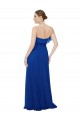 Best Ruffled Chiffon Strapless Bridesmaid Dress UK