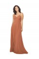 Best Chiffon Bridesmaid Dress with Tie Back Keyhole UK