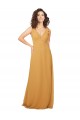 Best Boho Chiffon Bridesmaid Dress with Tied Straps UK