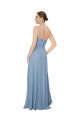 Best Draped Sweetheart Chiffon Bridesmaid Dress with Front Slit UK